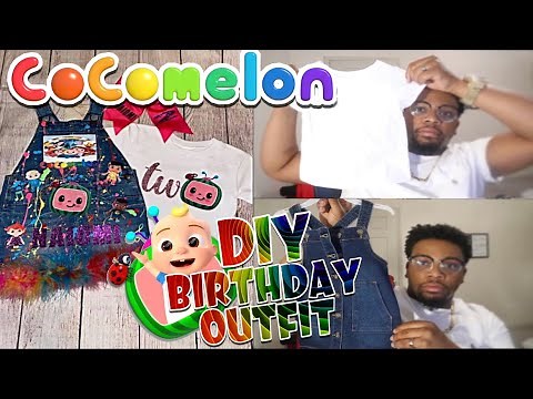 How to make a Cocomelon Custom Birthday Outfit with Cricut Easypress!