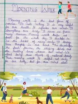 Morning walk paragraph in English || Essay on morning walk || Morning Walk Essay