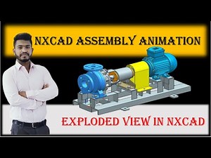 NXCAD Assembly Animation || exploded view in nx || nx motion simulation|| siemens nx flow simulation