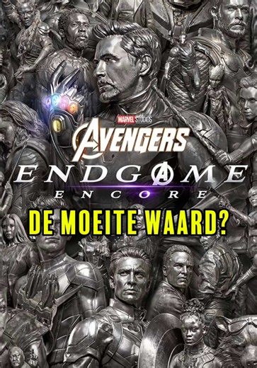 Is Avengers: Endgame Encore de moeite waard? Het slotstuk van de Infinity Saga is tijdelijk terug in de bioscoop. Nadat de snap van Thanos de helft van de wereldbevolking heeft weggevaagd, proberen de overgebleven Avengers hun leven weer op te pakken. Uiteindelijk moeten ze hun krachten herpakken om de orde in het universum te herstellen, hun dierbaren terug te brengen en nog één keer de strijd aan te gaan tegen Thanos. Bij deze speciale Encore-heruitgave krijg je ook een paar extra scènes die a
