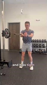 This Core Exercise Protects Your Back and Hips - Pallof Overhead Press