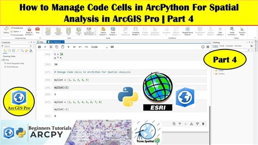 How to Manage Code Cells in ArcPy for Spatial Analysis in ArcGIS Pro: Research-Grade Workflows | 4 | Geospatial Education