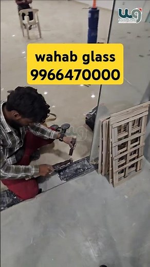 Main Door Glass with Side Panels & Glass-to-Glass Lock Installation | Contact Wahab Glass