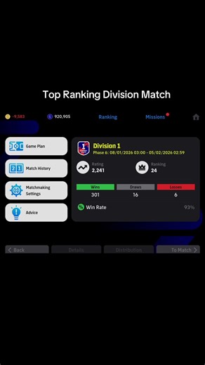 The op ranking division match against high overall player #efootballmobile2026 #تیک_تاک_فارسی #efootball2026 #تیک_تاک_افغانی #tiktokafrica