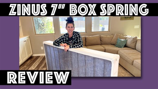 Watch Zinus 7 Inch Metal Smart Box Spring Review on Amazon Live