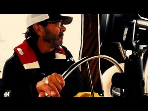 Freedom 28 Cat Ketch Wind against current - St Lawrence seaway