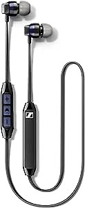 Sennheiser Consumer Audio CX 6.00 BT Wireless in-Ear Headphones, Bluetooth 4.2 with Qualcomm Apt-X, 6-Hour Battery Life, 1.5 Hour Fast USB Charging, Multi-Connection to 2 Devices, Black