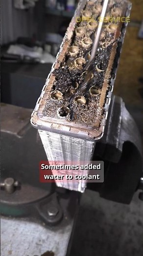 water was added to the coolant — what are the consequences