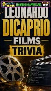 Leonardo DiCaprio Films Trivia #Shorts