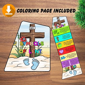 Lent Symbols Folding Surprise Craft, Easter for Kids, Bible Printable Activity, Sunday School, VBS, Homeschool, Catholic Supply, Mini Book - Etsy