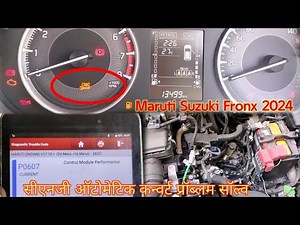 Maruti Suzuki Fronx 2024 Petrol + Cng Error P0607 Control Module Performance Cng Convert issue Work