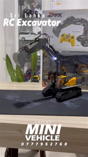බැකෝ එකක Real ආතල් එක 😎 බැකෝ එකක Real ආතල් එක ගන්න අපි ගෙනාවා යකඩින්ම හදපු Bucket එකක් තියන Chain වලින් යන සම්පූර්නම Remote Control සුපිරි බැකෝ එකක් !! This is not just a toy. This is a FULL FUNCTION RC EXCAVATOR 💥 ✔️ Realistic chain track movement ✔️ Smoke effect for an authentic machine feel ✔️ Full control: digging, lifting & 360° rotation ✔️ Strong build with smooth performance ✔️ Available at the BEST PRICE Price ( මිල ) : 10900/= 🎮 Control it like a pro 🔥 Watch it work in real time 😎 