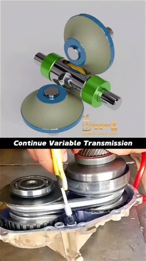 Mechanical Design on Instagram: "Which transmission do you prefer? Deep dive into the mechanics of a CVT! ⚙️ The ingenious way this Variable Transmission adjusts the effective diameter of the pulleys allows for infinite gear ratios and smooth power delivery. True engineering brilliance! What's your take on CVTs vs. traditional geared transmissions? CVT #ContinuouslyVariableTransmission #MechanicalEngineering #Mechanism #VariablePulley #PowerTransmission @biggerz #biggerz"