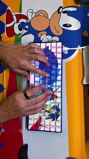 Higround x Sonic #asmrsounds #sonicthehedgehog #mechanicalkeyboard ￼#higround #typing