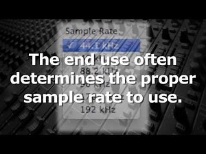 Sampling Rates