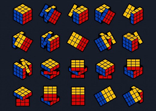 Công thức xoay Rubik 3x3 tầng 3 cơ bản và nâng cao