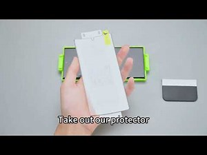 New Samsung galaxy screen protector installation video