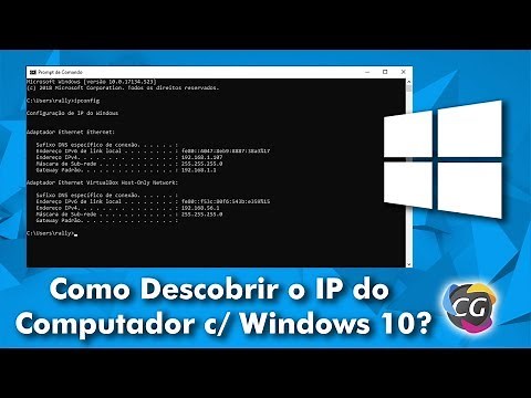 Como Descobrir o IP do Computador c/ Windows 10?