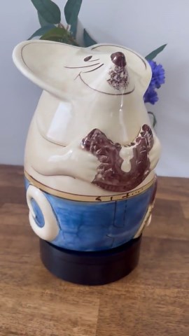 Vintage NS Gustin Mouse Cookie Jar Ceramic Canister Cute Kitchen Decor Retro MCM - Etsy UK