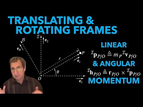 Rotating & Translating Frames | Linear Momentum, Angular Momentum & Their Rates of Change, Lecture 3