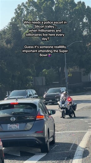Police Escort for Super Bowl in Silicon Valley?