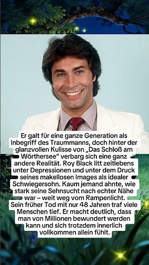 Roy Black: Der Traumprinz mit der einsamen Wahrheit hinter dem Ruhm