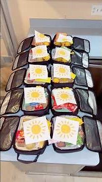 Packing Lunches For 10 Kids ☀️☀️☀️
