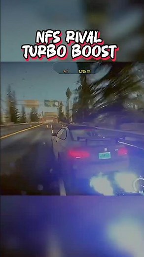 Turbo Boost in NFS Rivals is INSANE! 🚀 #needforspeed