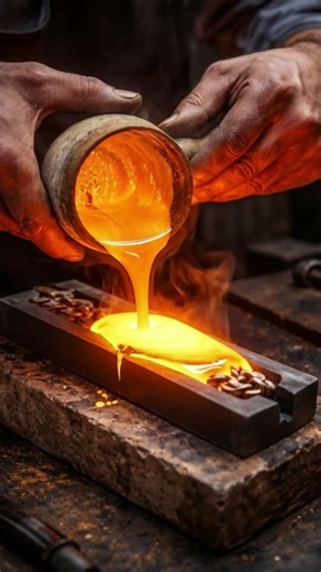 gold + silver chain making asmr