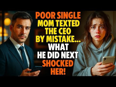 POOR SINGLE MOM TEXTED THE CEO BY MISTAKE… WHAT HE DID NEXT SHOCKED!