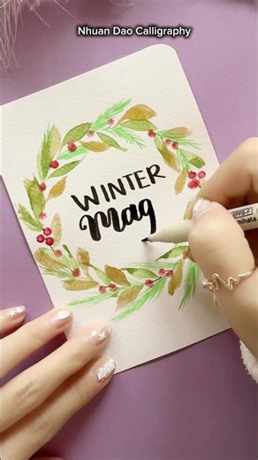 Relax & Lettering Quote with me #64/100! Worksheets on my Patreon #nhuandaocalligraphy #shorts