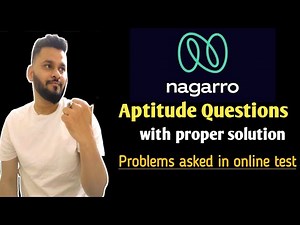 Nagarro Aptitude Test - 2022 | Live solving Nagarro Online Aptitude test questions | Part -1