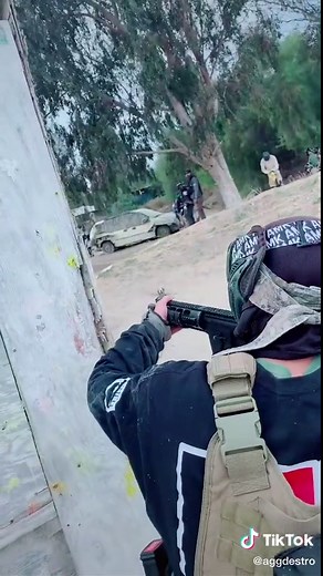 Which ones better, paintball or airsoft? #paintball #airsoft #hkarmy #shoot