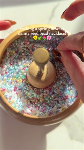 Spring Flowers Beaded Necklace Ideas With New Beads