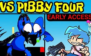 FNF模组'  VS 错误化Four  | Come Learn With Pibby x FNF Mod（Pibby BFDI）