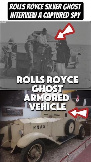Clip, IWM 684e, shows Rolls-Royce Silver Ghost Armoured Vehicle on Mesopotamian Front (Now Iraq)