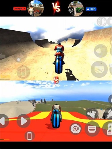 Indian bike driving 3D 🥷 VS 🥶 Indian GT5 bike 3D 😱#gaming#viral