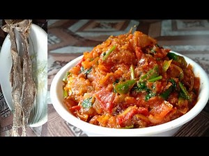 Boomla Dry fish Recipe | Bombil Masala | Boomla (Dry fish) chutney | How To make Bombay Duck Recipe