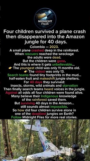 The Children Who Survived the Amazon Jungle Alone