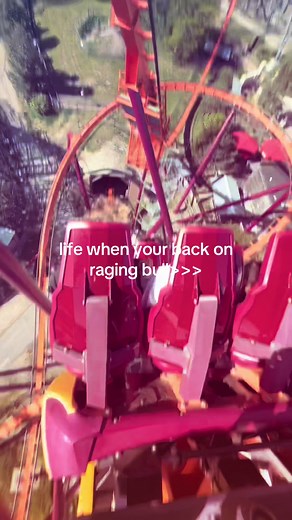 Raging Bull Rollercoaster Reaction at Six Flags — Life When You're Back
