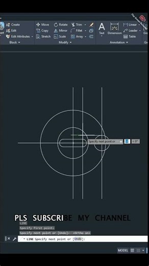 2D Diagram in AutoCAD #autocadd #autocadtips #Shorts YouTube #short #shortsviral #cad #drawing