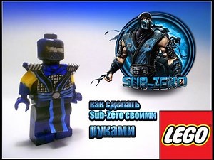 Lego Sub-Zero Custom Minifigure [Mortal Kombat 9] [Play Hunter Channel]
