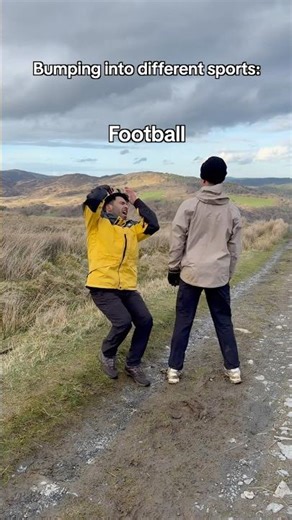 Bumping into different sports
