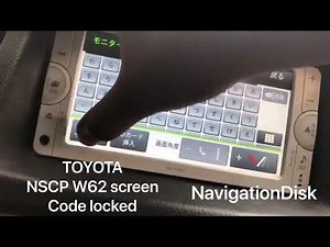 TOYOTA NSCP-W62 ERC Unlock Password - Screen freezed due to locked - Get code from us.