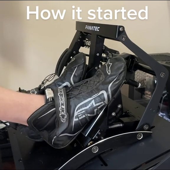 Sim vs Reality, how it started vs how it’s going | cockpit sim racing