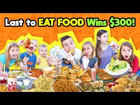 Last To EAT Food WINS $300! Last To LEAVE With Their FOOD WINS CASH!
