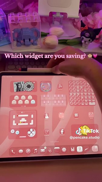 Finally showing you how i made my iPad widgets interactive 😍✨ #widgets #ipad #ipadtips #creatorsearchinsights #ioswidgets