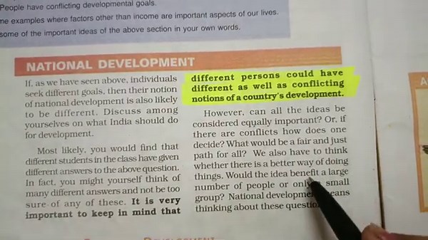 || What is National Development ? || Class 10th 🔥 💯 🎯 Economics || Chapter = 1 ||