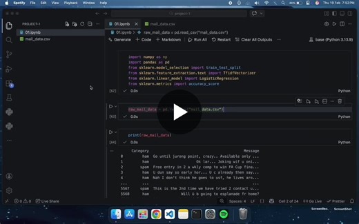#machinelearning #python #datascience #nlp #webdevelopment #codingproject #ai #scikitlearn | Rajesh Patro