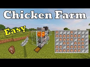 Automatic Chicken Farm Tutorial | Minecraft 1.18
